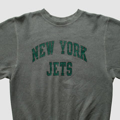 New York Jets Champion 2000s Pullover Sweatshirt - Charcoal Vintage on sale