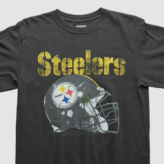 Pittsburgh Steelers Reebok 2010s Long Sleeve T-shirt - Black Vintage discount