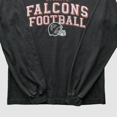 Atlanta Falcons Reebok 2000s Long Sleeve T-shirt - Black Vintage on sale