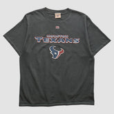 Houston Texans NFL 2000s T-shirt - Charcoal Vintage for sale