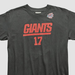 New York Giants 2008 T-shirt - Charcoal Vintage sale