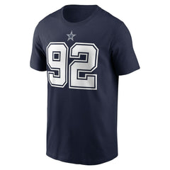 Quinnen Williams Dallas Cowboys Player Name & Number T-Shirt - Navy on sale