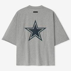Dallas Cowboys Fear of God x NFL Unisex 3/4-Sleeve T-Shirt - Heather Gray for sale
