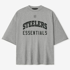 Pittsburgh Steelers Fear of God x NFL Unisex 3/4-Sleeve T-Shirt - Heather Gray on sale
