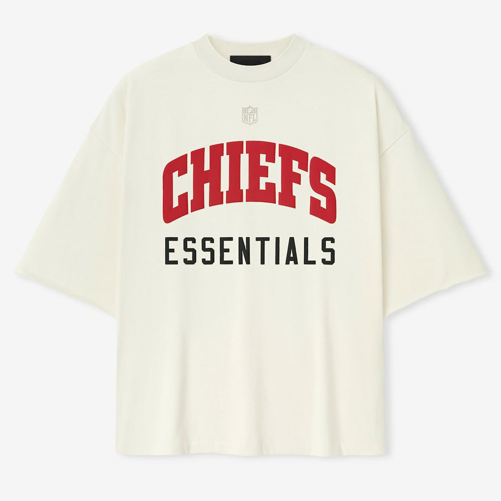 Kansas City Chiefs Fear of God x NFL Unisex 3/4-Sleeve T-Shirt - Cream sale