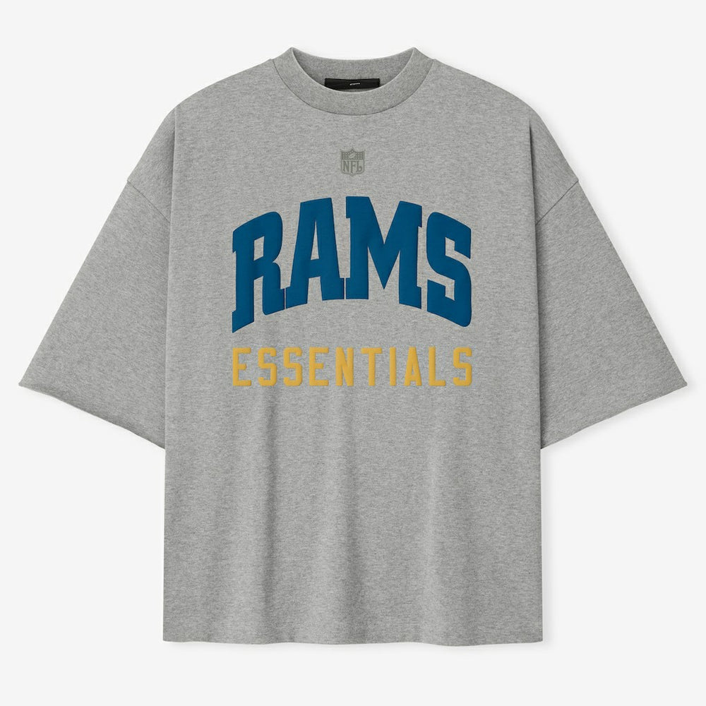 Los Angeles Rams Fear of God x NFL Unisex 3/4-Sleeve T-Shirt - Heather Gray on sale