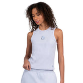 Golden State Warriors Starter Women's Pastel Ribbed Tank Top sale - Blue on sale