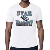 Utah Mammoth Starter Comic Style Team Graphic T-Shirt - White T-shirts