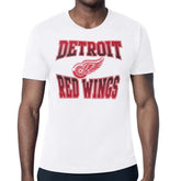 Detroit Red Wings Starter Comic Style Team Graphic T-Shirt - White T-shirts