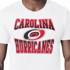 Carolina Hurricanes Starter Comic Style Team Graphic T-Shirt - White T-shirts