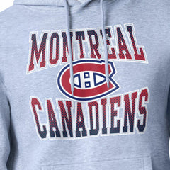 Montreal Canadiens Starter Comic Style Team Graphic Hoodie - Gray Hoodies