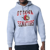 Ottawa Senators Starter Comic Style Team Graphic Hoodie - Gray Hoodies
