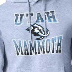 Utah Mammoth Starter Comic Style Team Graphic Hoodie - Gray Hoodies