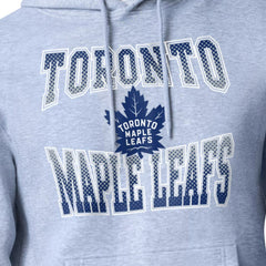 Toronto Maple Leafs Starter Comic Style Team Graphic Hoodie - Gray Hoodies