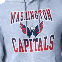 Washington Capitals Starter Comic Style Team Graphic Hoodie - Gray Hoodies