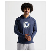Charles River x New England Patriots Cayak Hooded Long Sleeve T-Shirt - Navy on sale