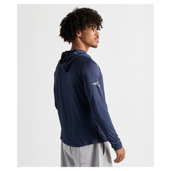 Charles River x New England Patriots Cayak Hooded Long Sleeve T-Shirt - Navy on sale