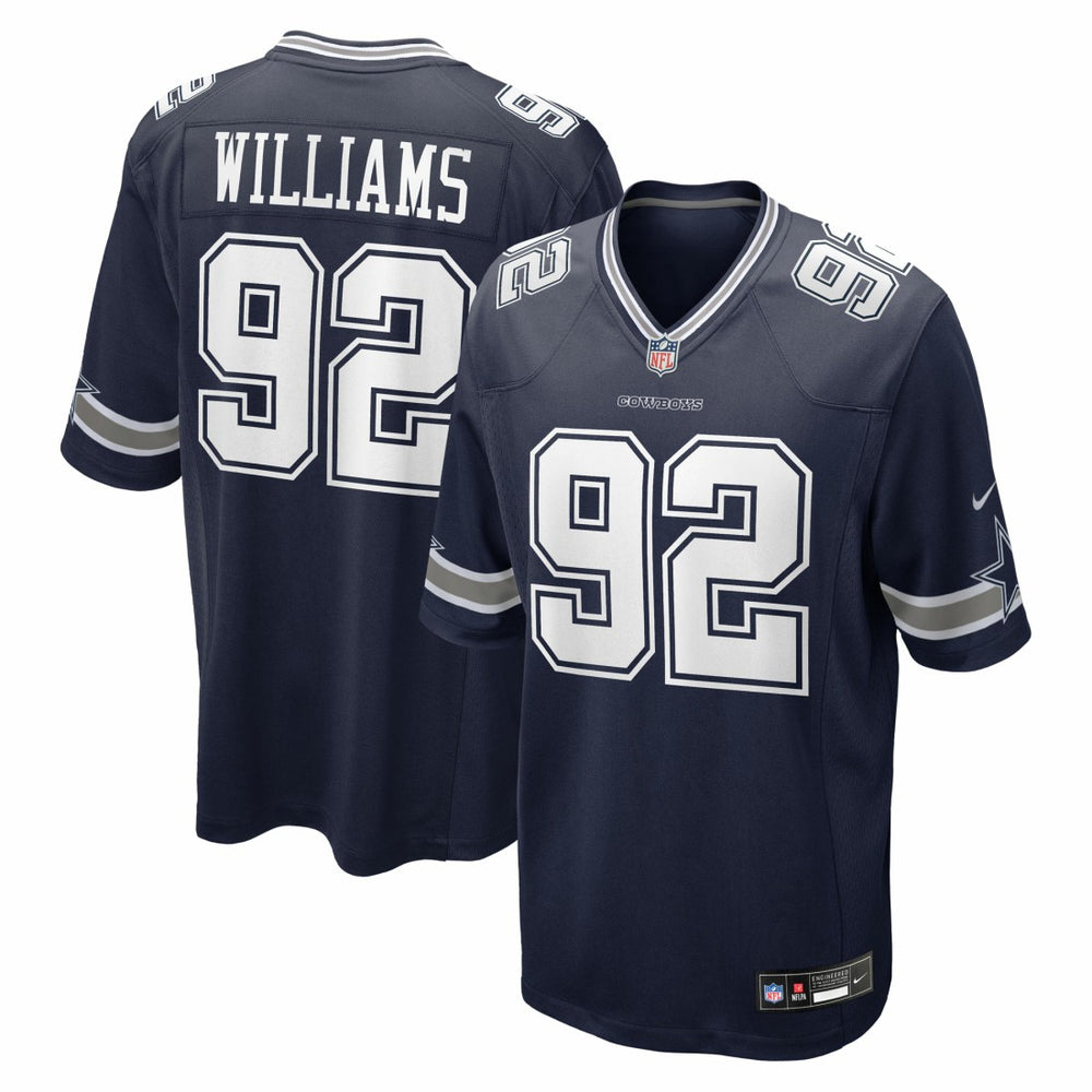 Quinnen Williams Dallas Cowboys Team Game Jersey - Navy sale