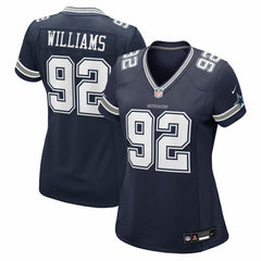 Quinnen Williams Dallas Cowboys Women's Team Game Jersey - Navy on sale
