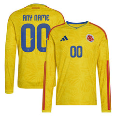 Colombia National Team FIFA x World Cup 2026 Home Replica Long Sleeve Custom Jersey - Yellow online