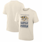 Nashville Predators 2025 NHL Global Series Hometown To Stockholm Legacy T-Shirt - Cream T-shirts