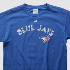 Toronto Blue Jays Majestic 2000s T-shirt Blue Vintage