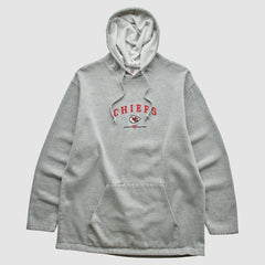 Kansas City Chiefs NFL 2000s Hooded Pullover Sweatshirt - Heather Gray Vintage discount