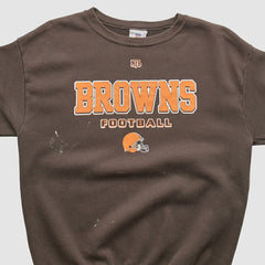 Cleveland Browns NFL 2000s Pullover Sweatshirt - Brown Vintage cheap