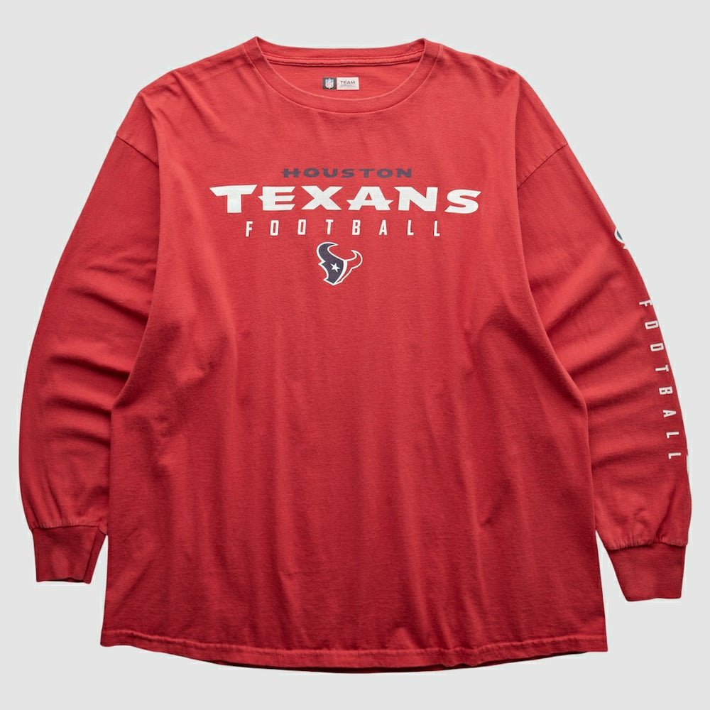 Houston Texans NFL 2000s Long Sleeve T-shirt - Red Vintage discount