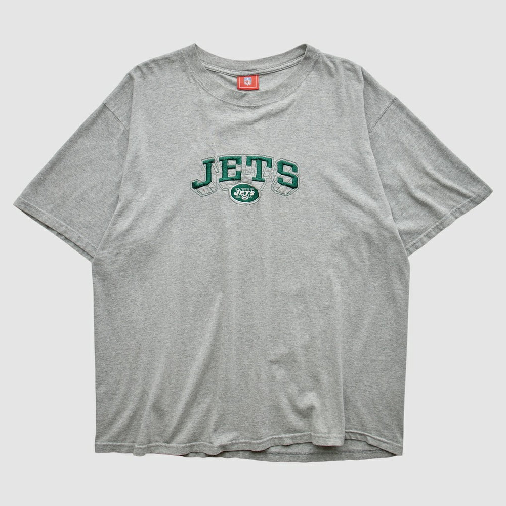 New York Jets NFL 2000s T-shirt - Heather Gray Vintage cheap