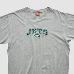 New York Jets NFL 2000s T-shirt - Heather Gray Vintage cheap