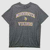 Minnesota Vikings NFL 2010s T-shirt - Dark Heather Gray Vintage on sale