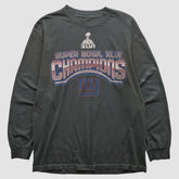 New York Giants 2012 Long Sleeve T-shirt - Black Vintage on sale