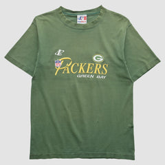 Green Bay Packers Logo Athletic 90s T-shirt - Green Vintage online