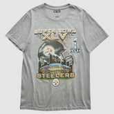 Pittsburgh Steelers NFL 2011 T-shirt - Heather Gray Vintage on sale