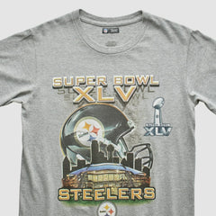 Pittsburgh Steelers NFL 2011 T-shirt - Heather Gray Vintage on sale
