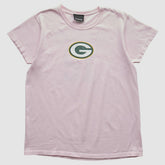 Green Bay Packers Reebok 2010s T-shirt - Pink Vintage discount