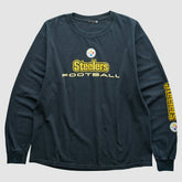 Pittsburgh Steelers NFL 2010s Long Sleeve T-shirt - Navy Vintage cheap