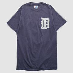 Detroit Tigers Majestic 2000s T-shirt Navy Vintage