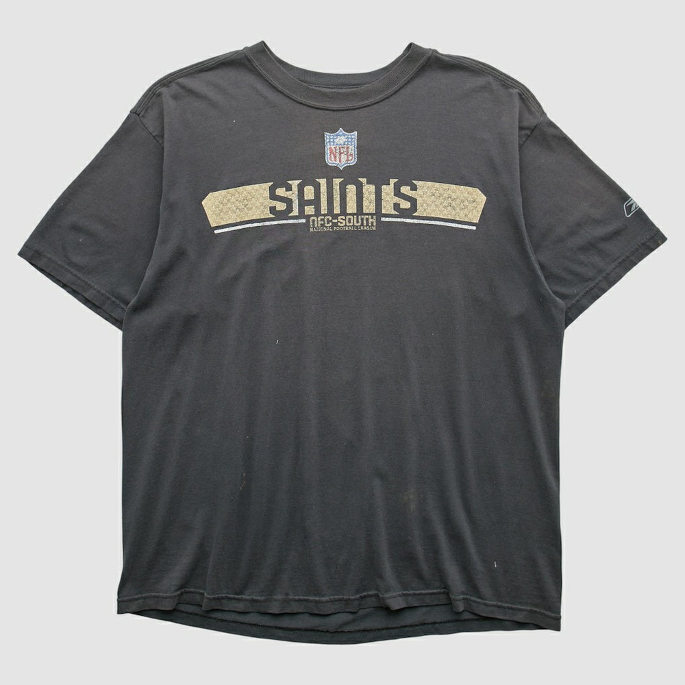 New Orleans Saints Reebok 2000s T-shirt - Black Vintage for sale