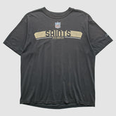 New Orleans Saints Reebok 2000s T-shirt - Black Vintage for sale