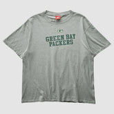 Green Bay Packers NFL 2000s T-shirt - Heather Gray Vintage on sale