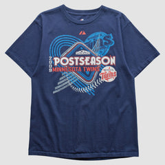 Minnesota Twins Majestic 2009 T-shirt Navy Vintage