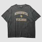 Minnesota Vikings NFL 2010s T-shirt - Dark Heather Gray Vintage on sale