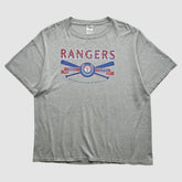 Texas Rangers Delta 2000s T-shirt Heather Gray Vintage
