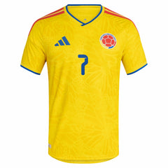 Luis Diaz Colombia National Team 2026 Home Jersey - Yellow sale