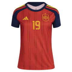 Lamine Yamal Spain National Team Women's 2026 Home Replica Jersey - Red sale