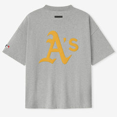 Athletics Fear of God x MLB Unisex 90's T-Shirt Heather Gray