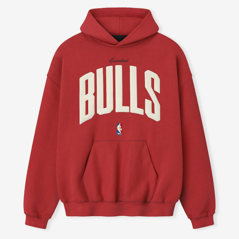 Chicago Bulls Fear of God x NBA Unisex 90's Hoodie - Red on sale