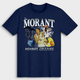 Ja Morant Memphis Grizzlies Player Collage T-Shirt - Navy cheap